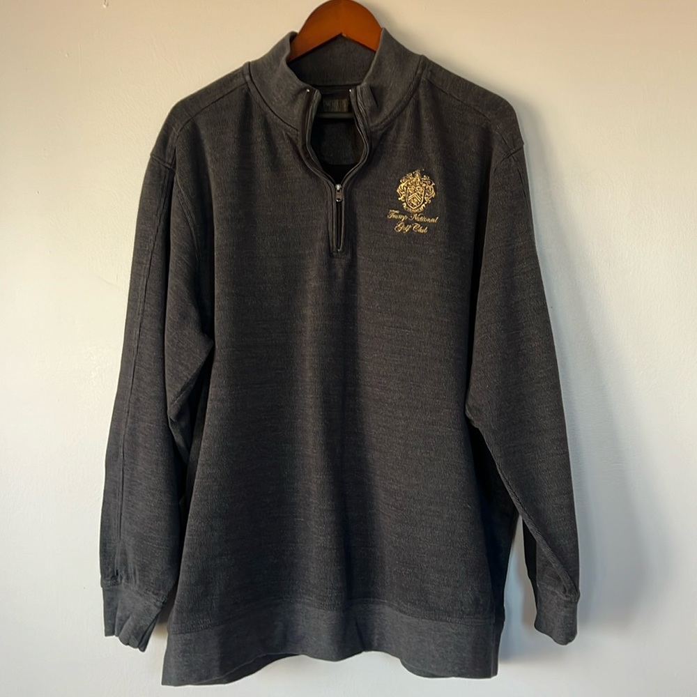 Trump Golf sweatshirt featuring Trump National Golf Club - 1/4 Zip - XXL